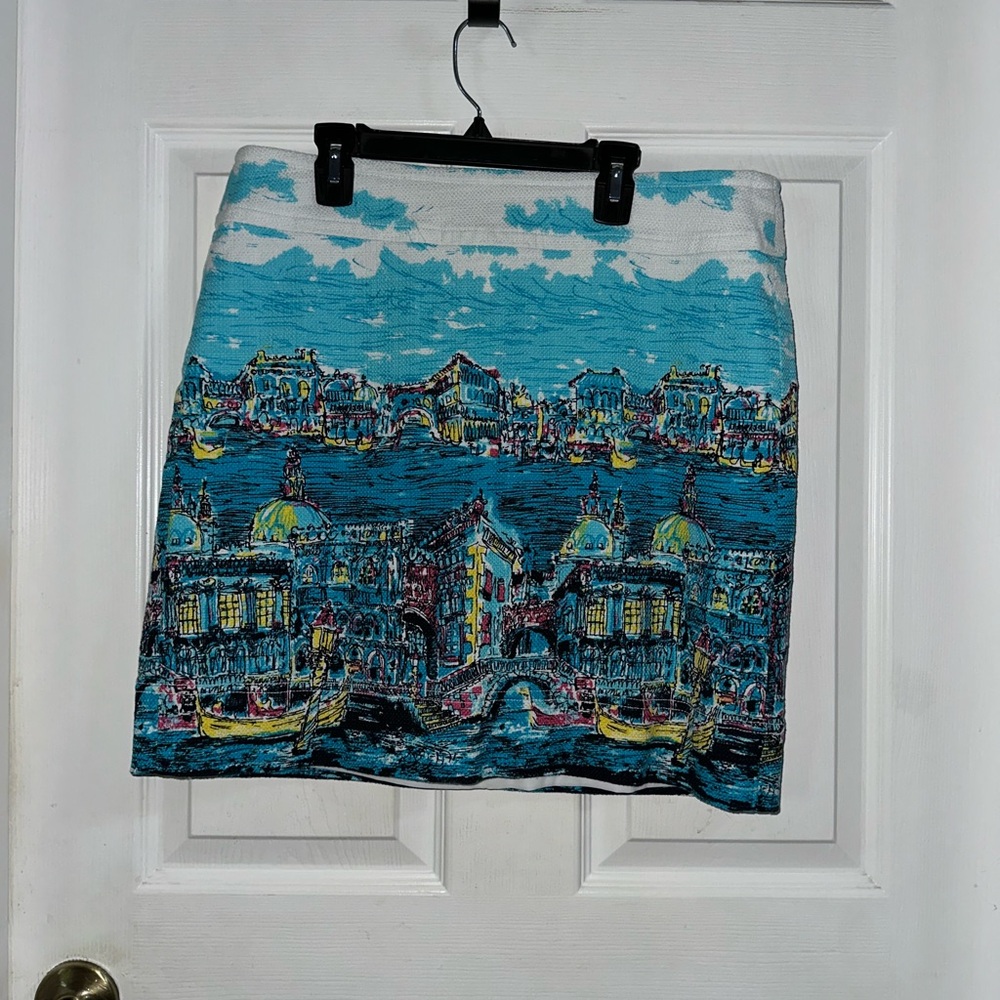 NWOT Talbots Petites Venice Italy Skirt
